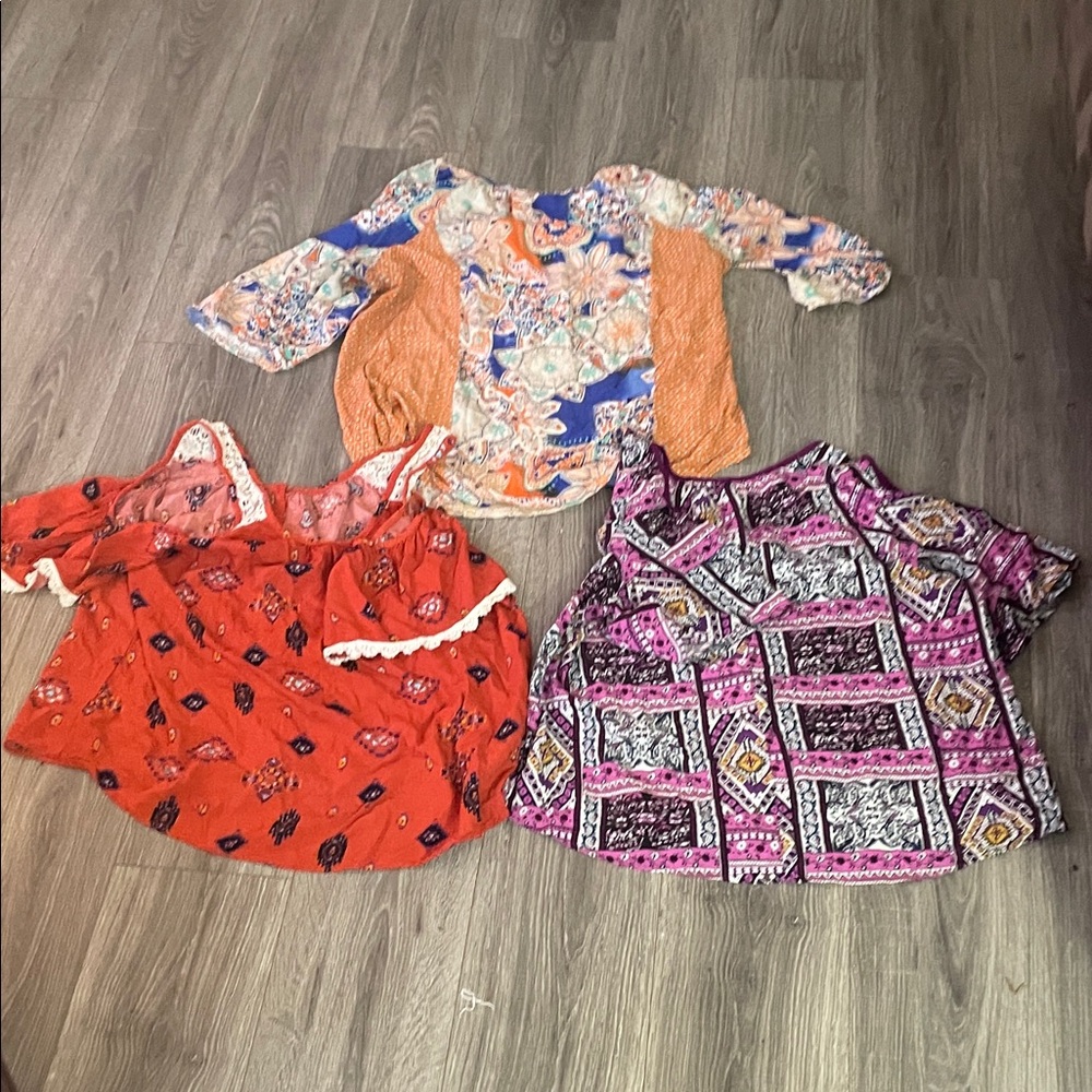 Cato Multicolor Patterned Blouse - image 3